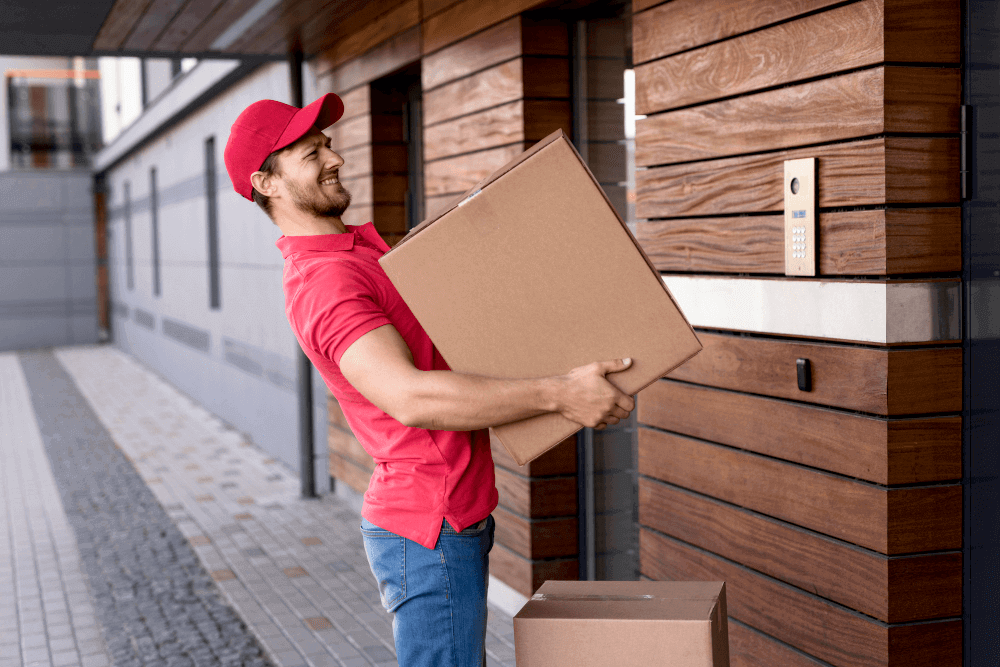 Professional Movers Team at Work Handling Boxes – Bold Mile Vancouver